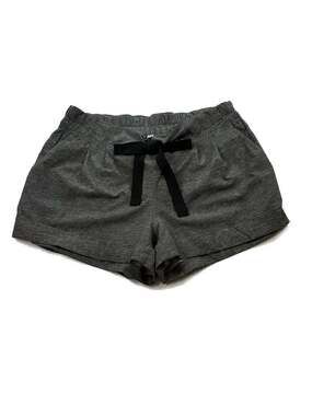 Lululemon Spring Break Away Shorts Charcoal Gray Sz 8